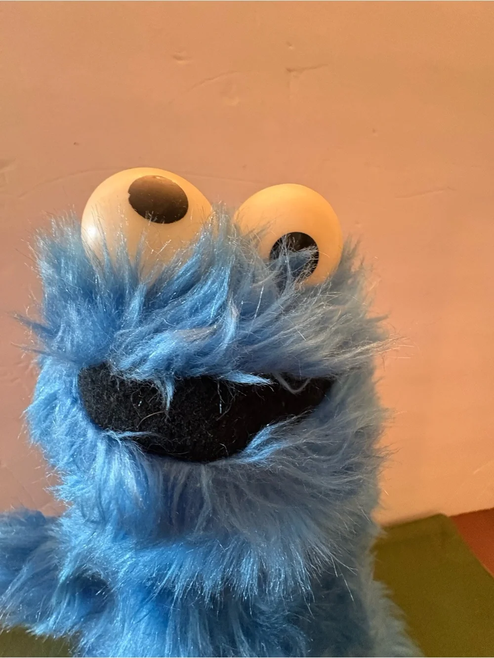 1970s Vintage Cookie Monster Plush Toy